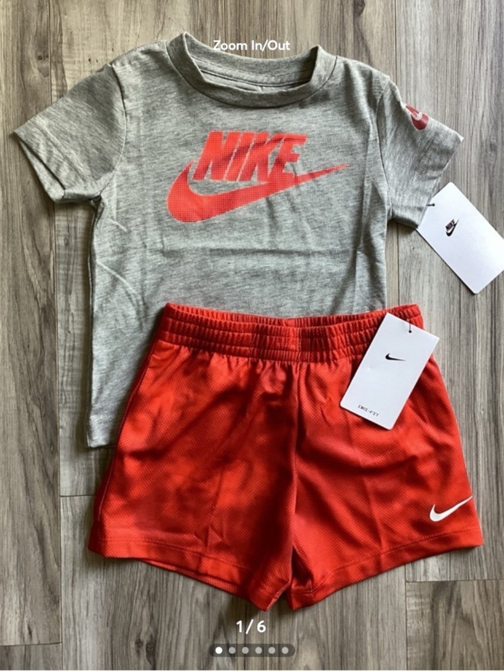Nike tee & Shorts outfit toddler boy size 2T(NWT) ~PRICE FIRM, NO OFFERS~